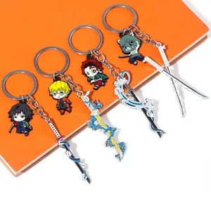 Demon Slayer Character Weapon Keychain, Tanjiro Kamado, Inosuke Hashibira, Nezuko Kimetsu No Yaiba, Anime Collectible Accessory, Anime Keychains, Character Themes