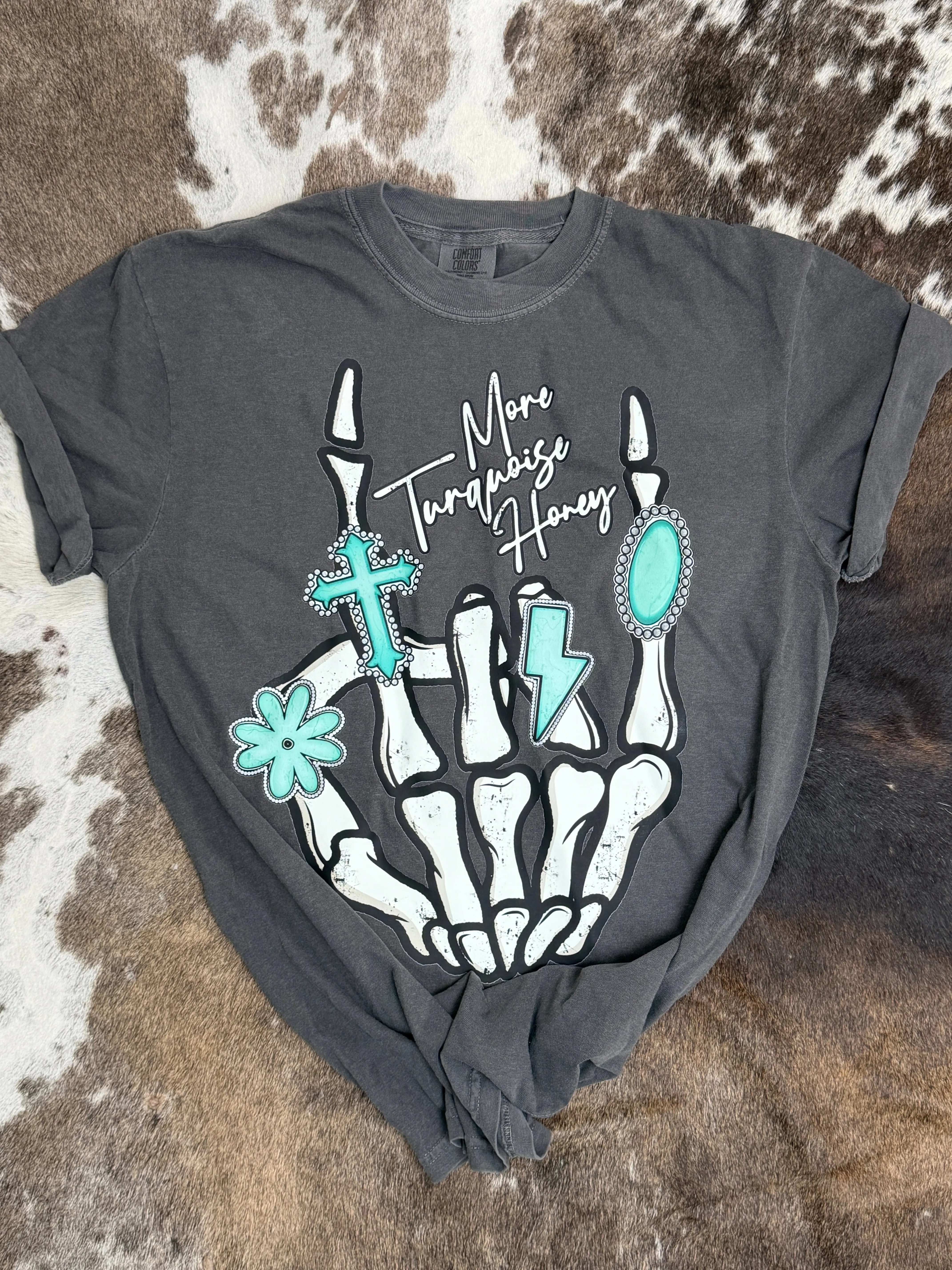 More Turquoise Honey Graphic Tee – Comfort Colors Unisex Tee