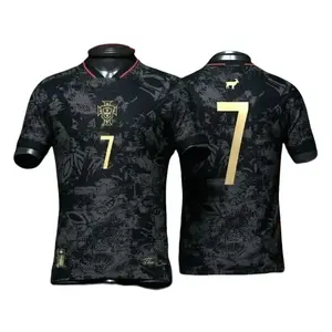 Siu Seven Black Soccer Jersey 2026, Vintage Football Shirt for Men, Retro Futbol Streetwear, Athletic Gym Tee, Soccer Fan Gift