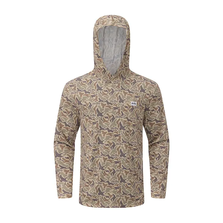 OLE BOY Performance Hooded Tee - Duck Camo