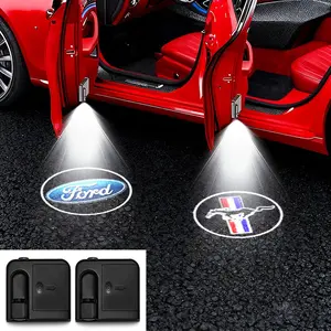 Ford Car Door Welcome Light LED Projection Floor Lamp, Auto on Open, High Definition, Easy Install, Night Use, Fits Mustang/f-150/explorer