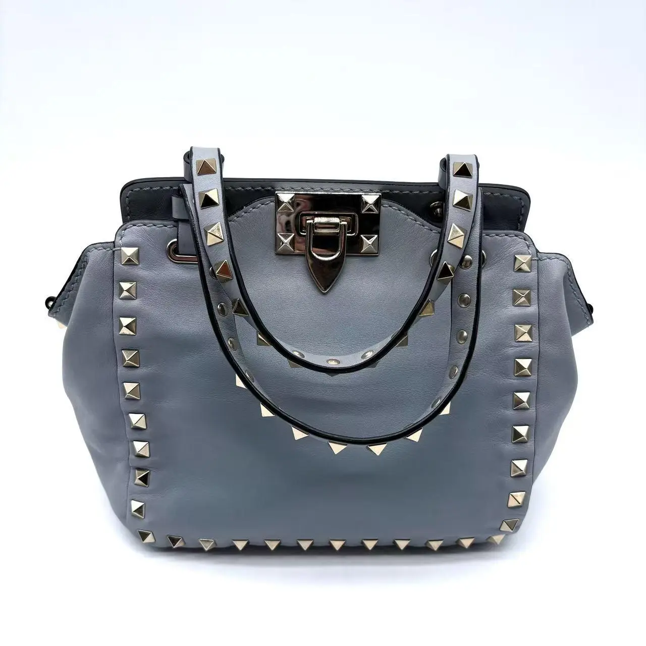 Pre-owned Valentino leather Tote Bags Rockstud Tote