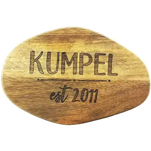 Block Last Name and Wedding Date Wooden Cutting Board (Thick) Custom Wedding Gift Engraved, Serving Tray | Meat, Vegetables, Cheese | Personalized Housewarming Gift, Shower