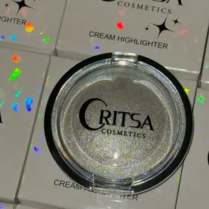 Critt Cosmetics Cream Highlighter Radiant- Shimmering Highlighter for All Skin Types, Super Pigmented & Easy to Blur, Intense Fine Brightness