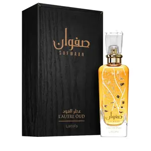 Lattafa Safwaan L'autre Oud for Unisex Eau de Parfum Spray, 3.4 Ounce