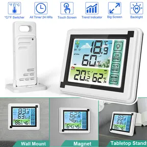 Thermometer Digital LCD Hygrometer Thermohygrometer Indoor/Outdoor -