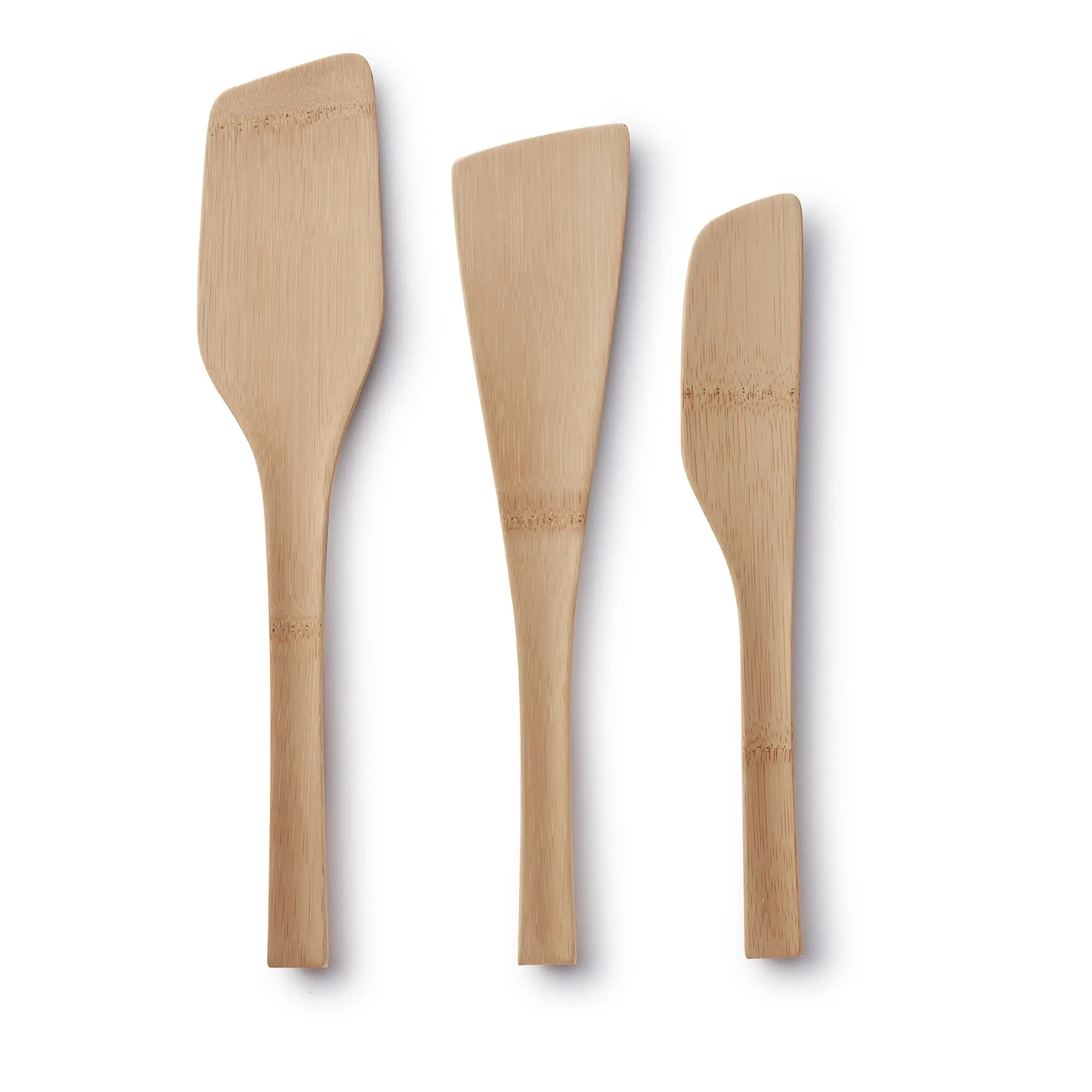 All Purpose Bamboo Spatula Trio Set