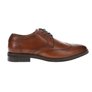 Stacy Adams Mens Bennett Wingtip Oxford Dress Dress Shoes - Brown