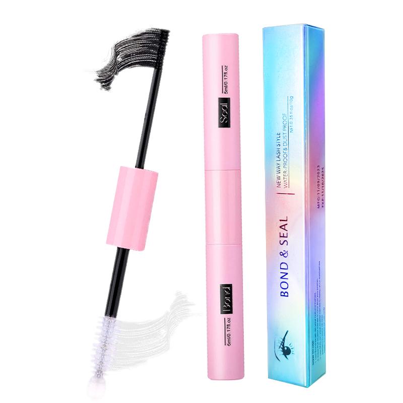 Women's DIY Cluster Lashes Cosmetic Kit - 1/3/5Pcs Dramatic False Lashes, 2-in-1 Waterproof Bond & Seal Glue, Long-Lasting Hold Remover, Eyelash False Eyelashes & Adhesives Set for Adults