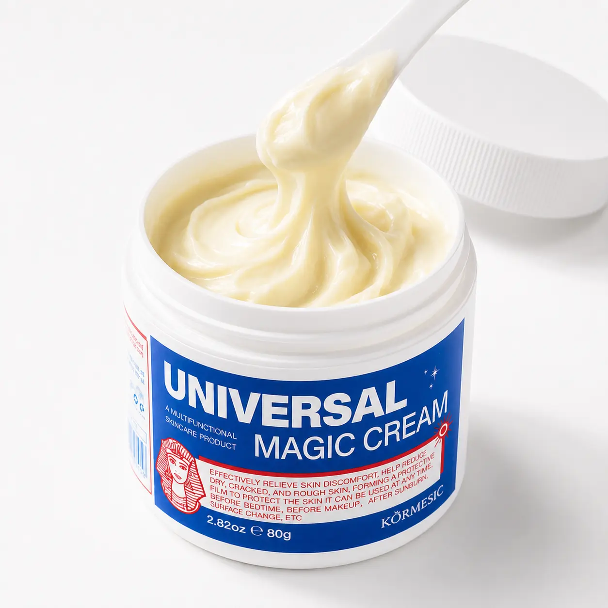 KORMESIC Universal Magic Cream 1/2/3 Pack, Multi-Purpose Moisturizing Balm for Face & Body, Hydrating Skin Care Cream for Dry Rough Skin, Daily Nourishing Moisturizer