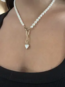 Protect Your Pearls of Wisdom – 14k Gold-Filled Pearl Necklace with Heart
