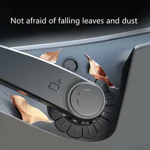 LIJXHO 2 Pieces Car Wiper Arm Hole Protection Pads with Leaf Debris Removal Design Windshield Cover for Various Vehicle Models Car Protector