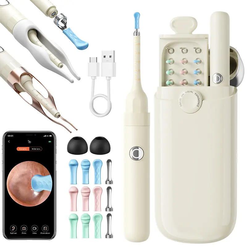 [DealsForYouDays] Smart Ear Wax Removal Kit with 12 Tips, Professional Ear Cleaning Tool Box, Portable Earwax Remover Set, Safe & Effective Ear Wax Cleaner.