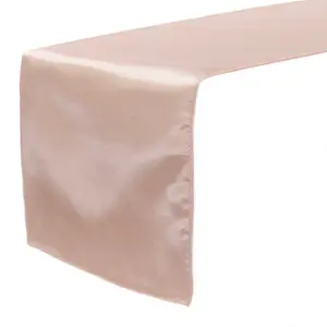 14 x 108 inch Satin Table Runner Blush