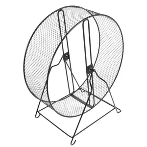 Silent Hamster Exercise Wheel - Metal Running Wheel for Small Pets