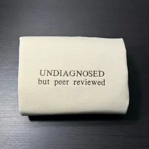 Undiagnosed but peer reviewed embroidered sweatshirt comfort crewneck