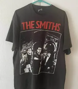 Vintage The Smiths 80S tour shirt,The Smiths Rock Band T-shirt Vintage tee Unisex T-shirt All Size Menswear Top Underwear Tshirt