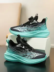 Comfortable Sporty Shoes for Boys and Girls, Breathable Mesh Running Sneakers, Lightweight Tennis Shoes for Teens, All-Season Daily Wear