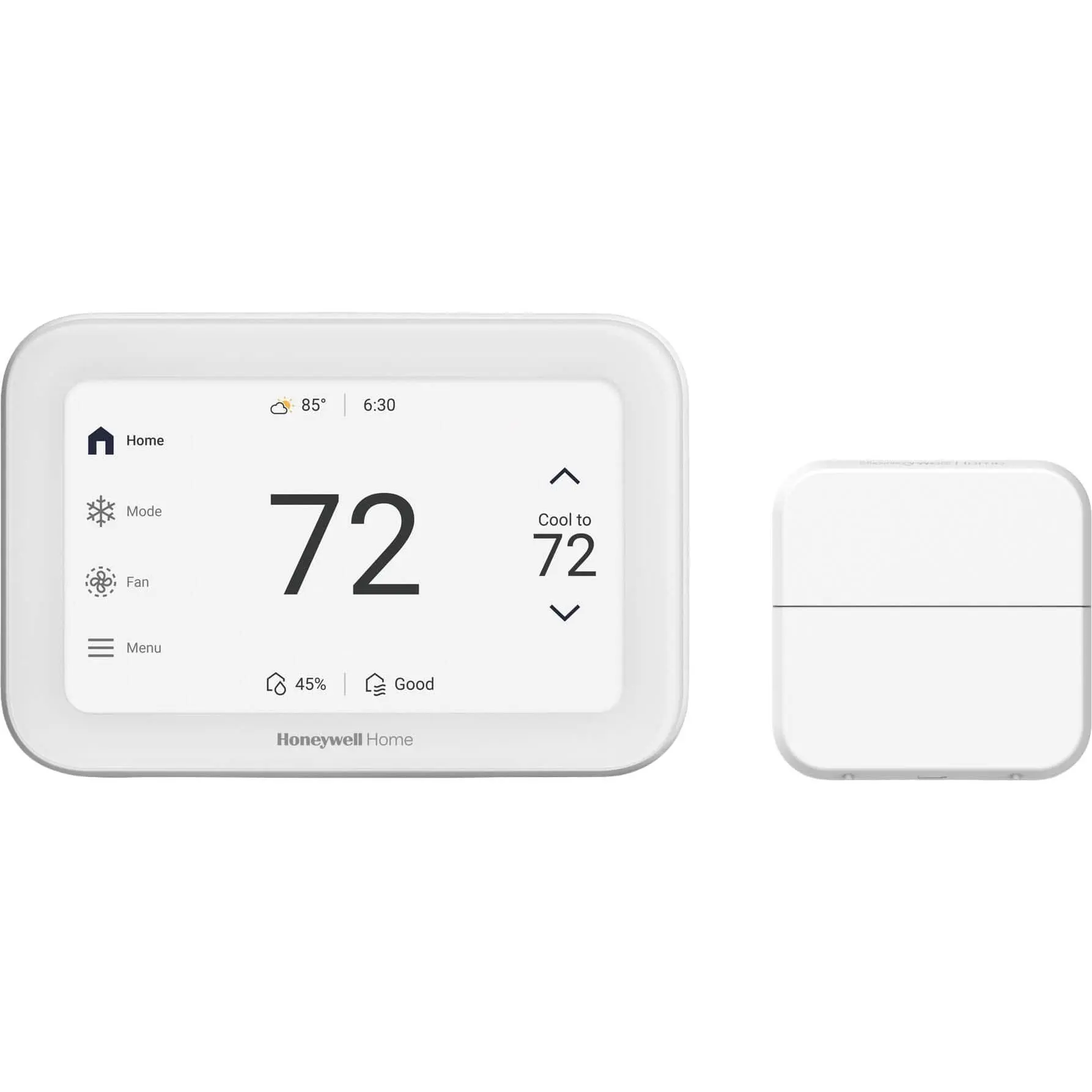 Honeywell Home - X8S Smart Thermostat with Room Sensor, Video Doorbell Compatibility, and IAQ Control - White