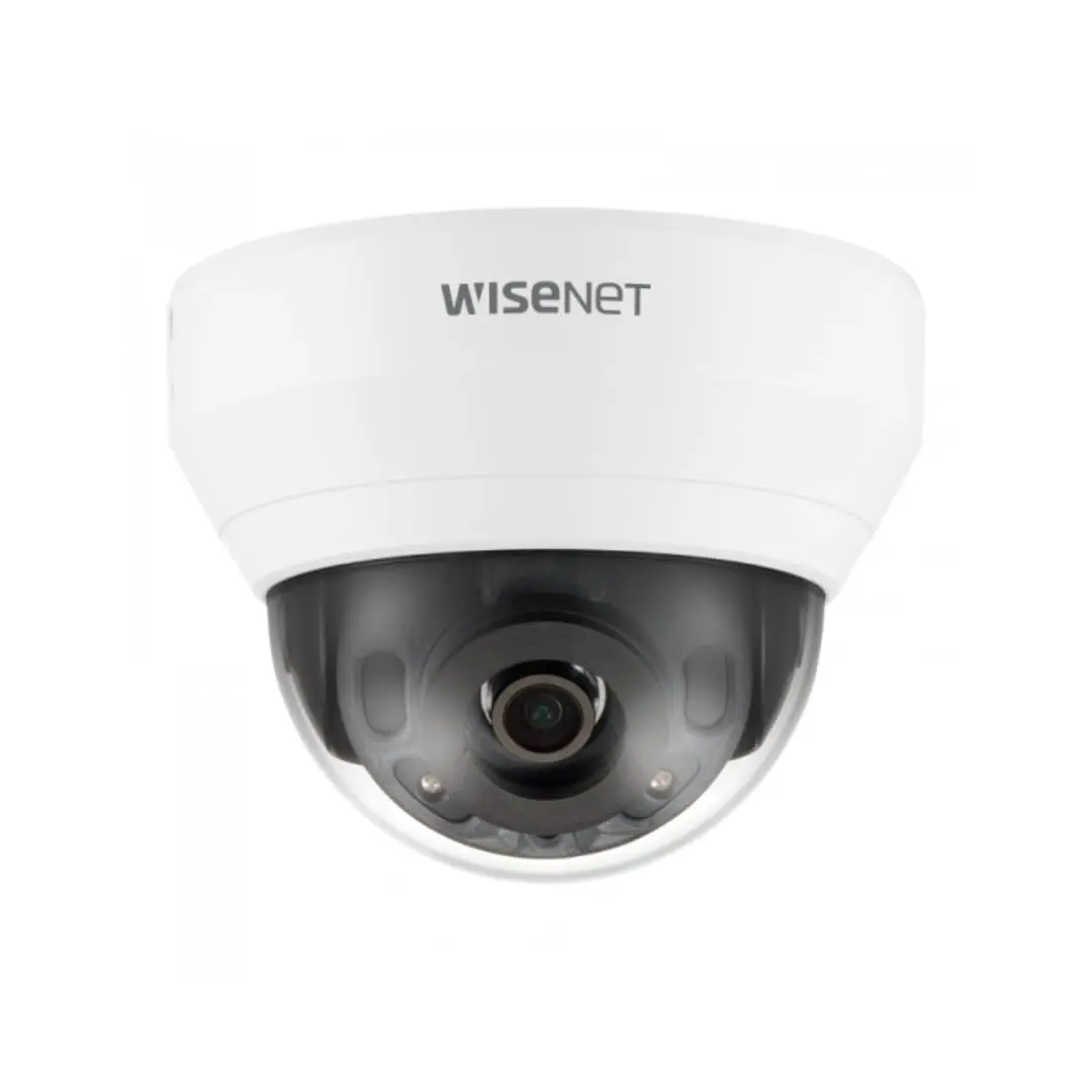 WISENET Q NETWORK INDOOR DOME CAMERA, 2MP @ 30FPS, 4.0MM FIXED FOCAL LENS (87 ),