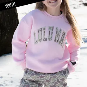 Lulu Mac YOUTH Sweatshirt-Pink Camoflauge