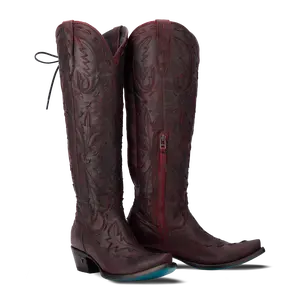 Reverie Knee High Corset - Black Cherry