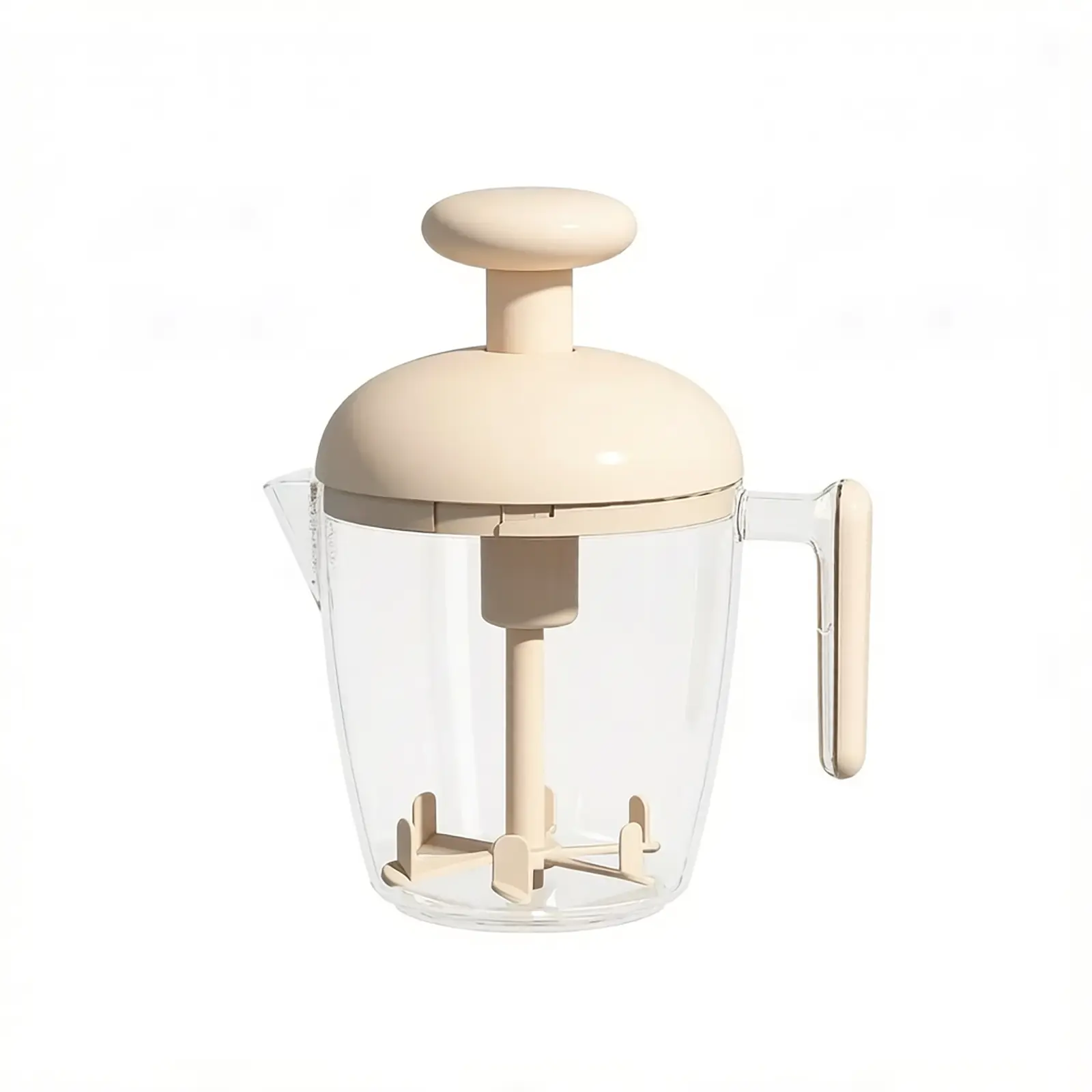 Hand-Press Egg Beater Cup – Whisk, Strain & Whip Effortlessly!Hand Push Semi-Automatic Egg Beater – Portable Handheld Rotary Whisk, Food Grade, Rust-Resistant, Multifunctional Hand Whisk for Baking & Mixing