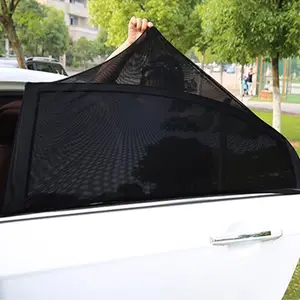 Car Window Sunshade Set (4 Pieces), UV Protection Privacy Screen with Breathable Mesh, Fits Most SUVs, Trucks & Cargo Vans, Window Sunshade Cover