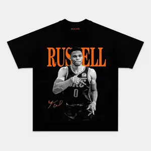 RUSSELL WESTBROOK Vintage Tee - Stylish Collection of Tees, Sweatshirts & Hoodies - Comfort, Crewneck Menswear Soft