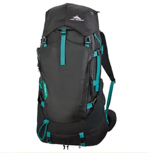 High Sierra Backpacking Backpack- Black, 60L Hiking Backpack, Outdoor Travel Pack, Trekking Rucksack for Camping, Adventure Travel, travel pack, outdoor gear