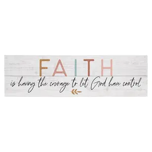 Sincere Surroundings 24" Faith Courage VintagePallet Board