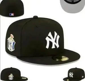 New Era MLB NY Yankees 59FIFTY Fitted Baseball Hat – Dark Brown Gorras De Béisbol, White Wheat Embroidery, Premium Urban Streetwear Cap