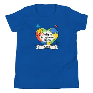 Youth "Autism Acceptance Month" Short Sleeve T-Shirt