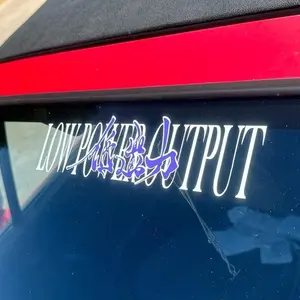 LOWPOWEROUTPUT V2 Logo Sticker