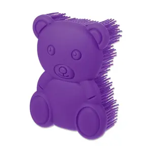 Unique Bargains Soft Silicone Body Scrubber, Sensory Brushes, Silicone Loofah, Pet Shower Brush, Bath Brush