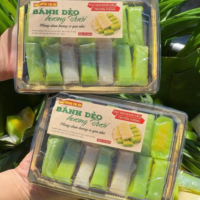 BÁNH DẺO HƯƠNG HOA BƯỞI (hộp 14bánh) -Pomelo Flavored Traditional Soft Cake (Pack of 14)