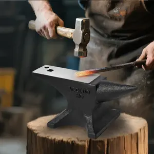 110lbs Professional Anvil, Large Countertop Metalsmith Tool for Bending & Forging