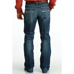 Cinch Men's Carter 2.0 Relaxed Bootcut Jeans-Dark Stonewash