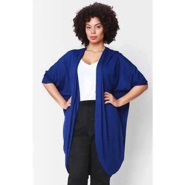 Mia Cocoon Cardigan // Cobalt