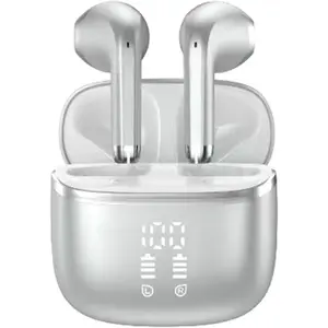 Wireless Earbuds, Bluetooth 5.4 in Ear Ear Bud with 4 ENC Noise Cancelling Mic, 48 Hours Earphones with HiFi Stereo Deep Bass, IPX7 Waterproof Headphones Compatible with iOS Android for Sports Work