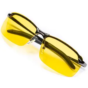 Night Driving Glasses Anti Glare Polarized With Stylish Case - Night Vision Glasses - Tac Glasses - Night Glasses for Driving - Nighttime Glasses