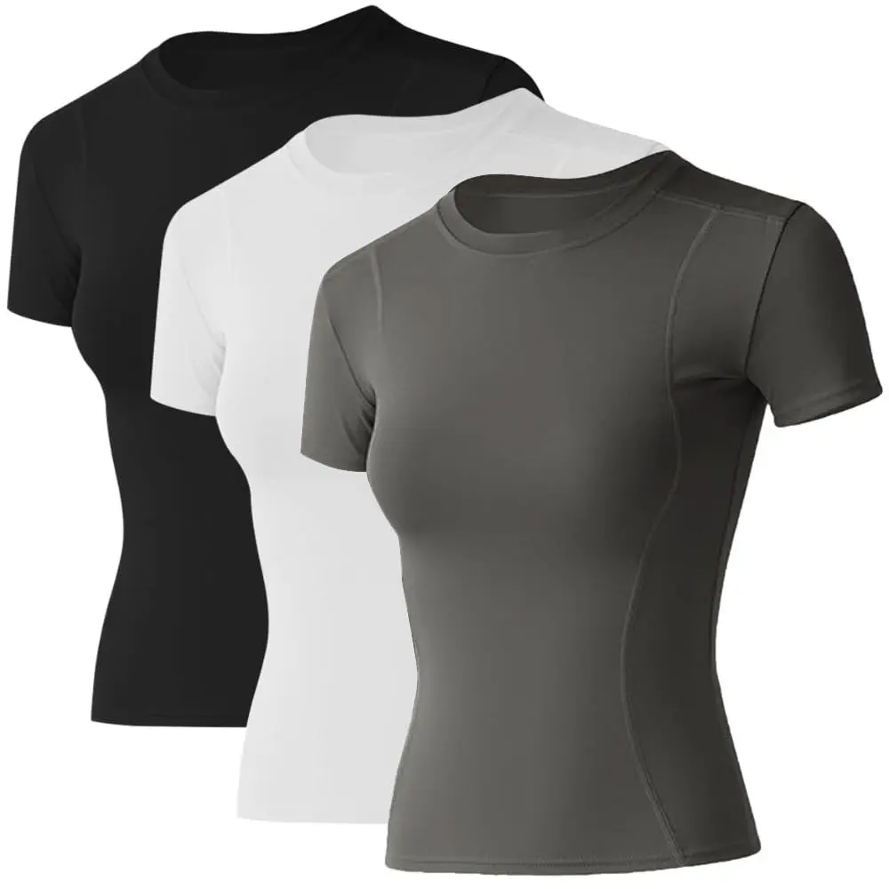 3 Pack_black&white&deep Grey_short Sleeve