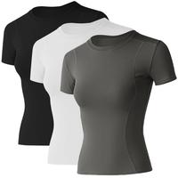 3 Pack_black&white&deep Grey_short Sleeve