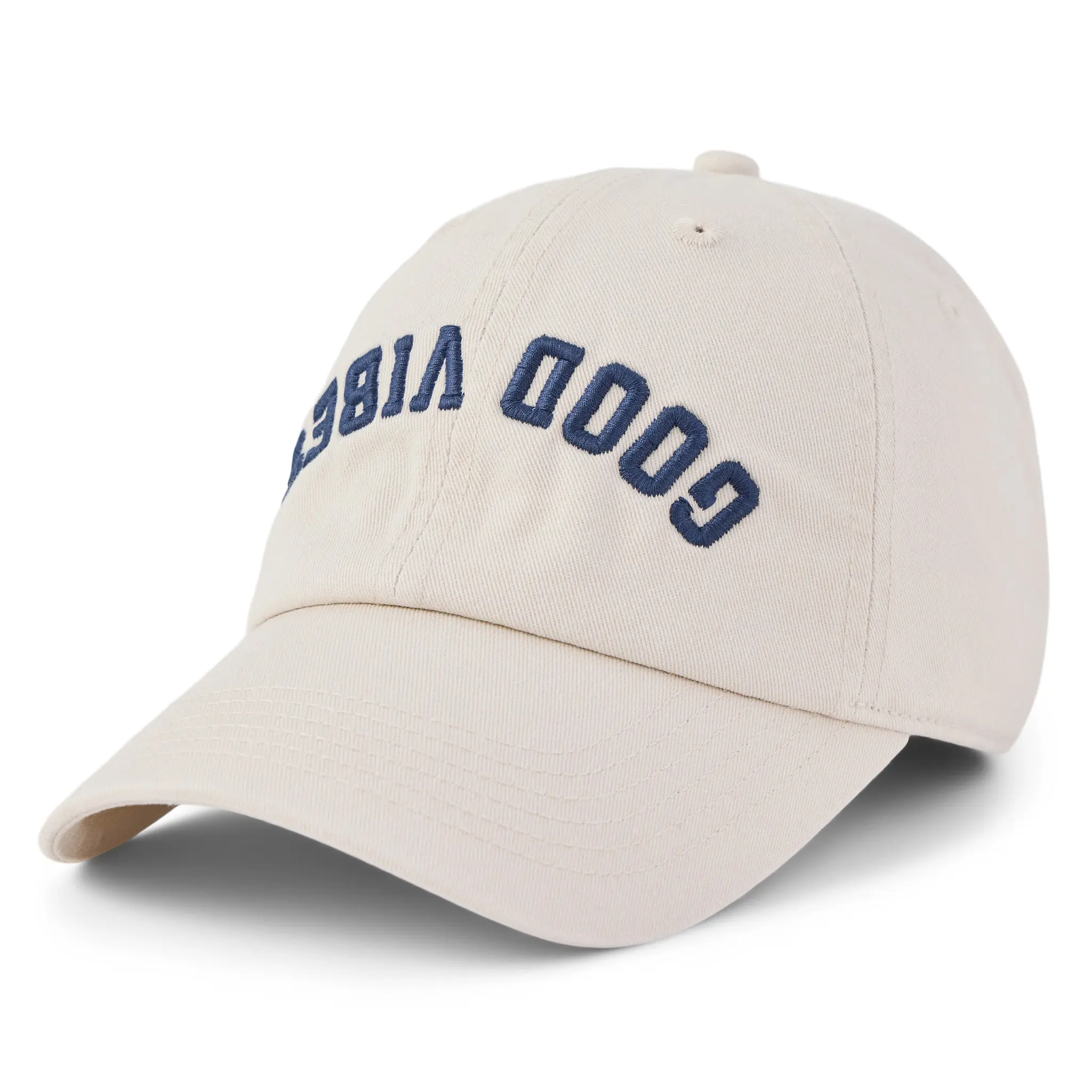 Adult Unisex Upside Down Good Vibes Chill Cap