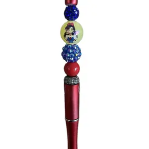 Beauty Beaded Pen for Writing and Correction in Computers and Office Equipment