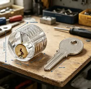 Transparent Practice Cylinder Insert, Visual Hardware Model for Structure Demonstration & Learning