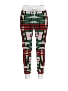 Christmas Bold Plaid Jogger Pants (Women's)
