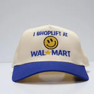 I SHOPLIFT AT WalMart Vintage SnapBack Cap Hat Custom Embroidered