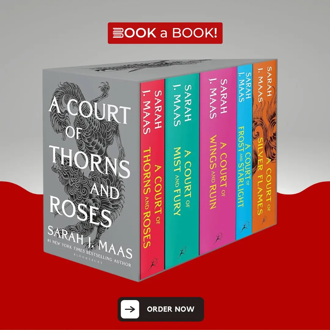 A Court of Thorns and Roses Paperback by Sarah J. Maas (5 books Box Set)