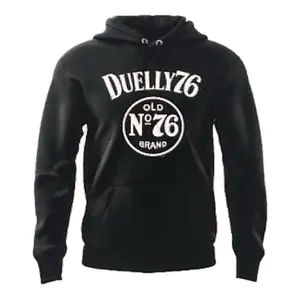Duelly76 Black Hoodie